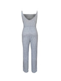 Tied Spaghetti Strap Square Neck Jumpsuit Trendsi