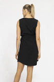 MONO B Versatile Drawstring Waist Tank Dress - Trendsi