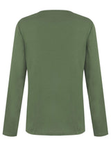 Half Button Long Sleeve T-Shirt - Trendsi - Flyclothing LLC