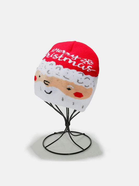 Christmas Pattern Knit Hat - Trendsi