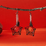 Halloween Spider Web Earrings - Trendsi - Flyclothing LLC