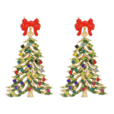 Christmas Tree Dangle Earrings - Trendsi - Flyclothing LLC