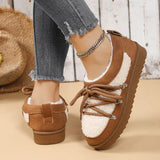 Lace-Up Ankle Boots - Trendsi - Flyclothing LLC