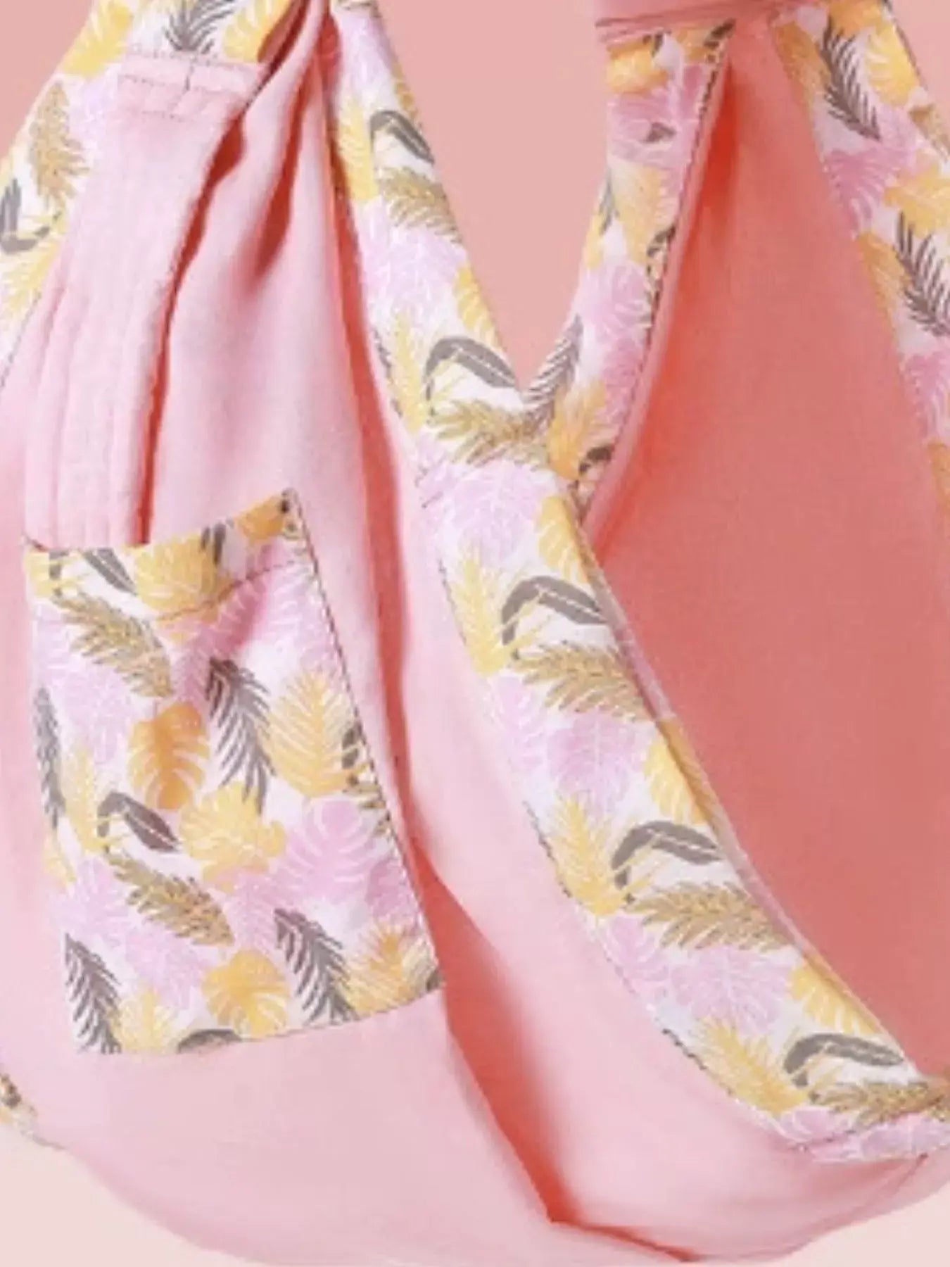 Ergonomic Leaf Print Adjustable Baby Sling - Trendsi - Flyclothing LLC