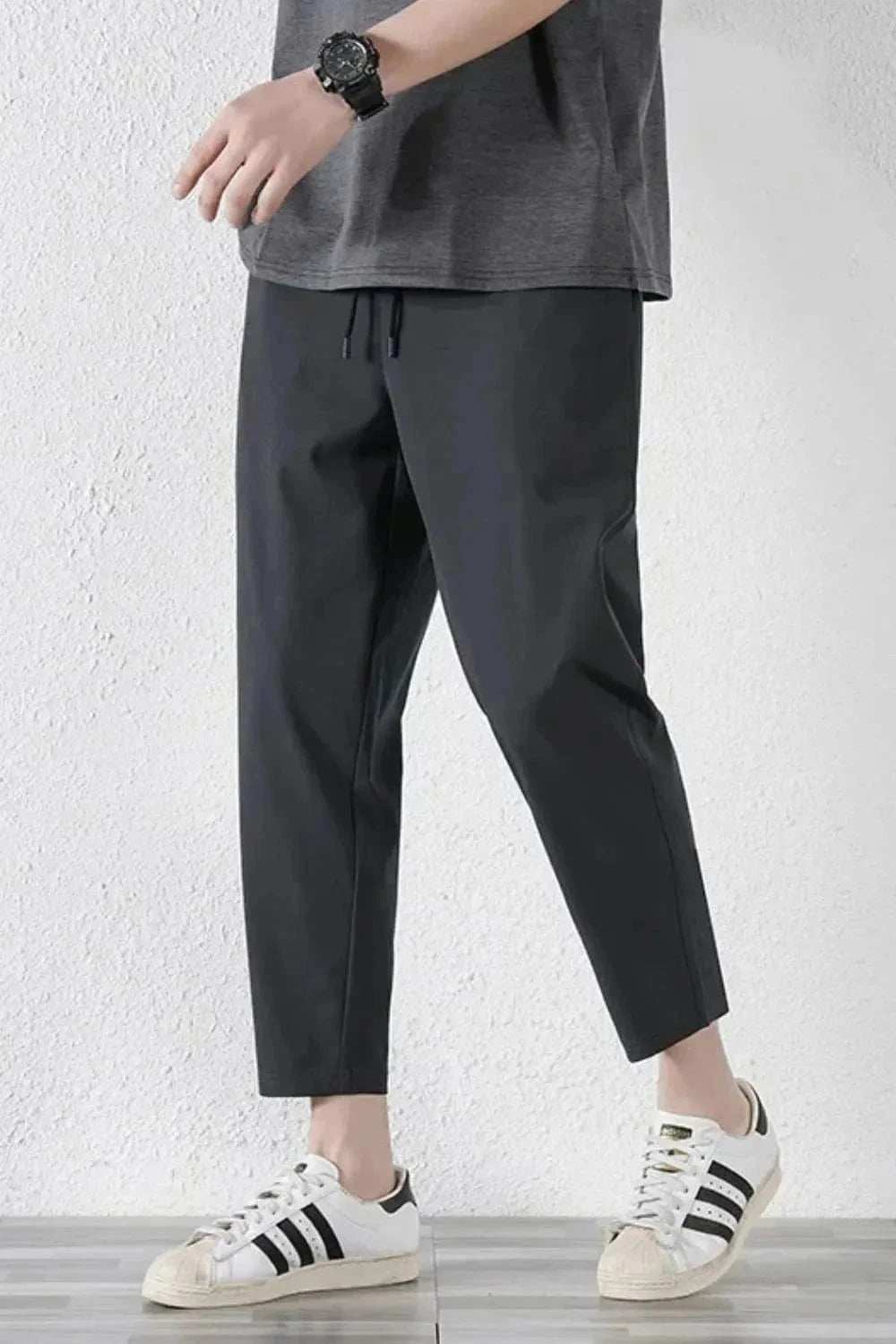 Men's Plus Size Drawstring Pants with Pockets - Trendsi - Flyclothing LLC