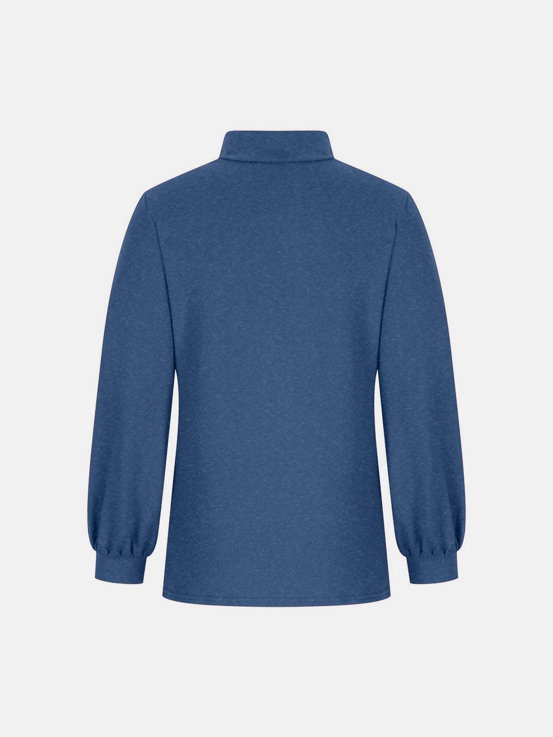 Full Size Mock Neck Long Sleeve T-Shirt - Trendsi - Flyclothing LLC