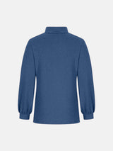 Full Size Mock Neck Long Sleeve T-Shirt - Trendsi - Flyclothing LLC