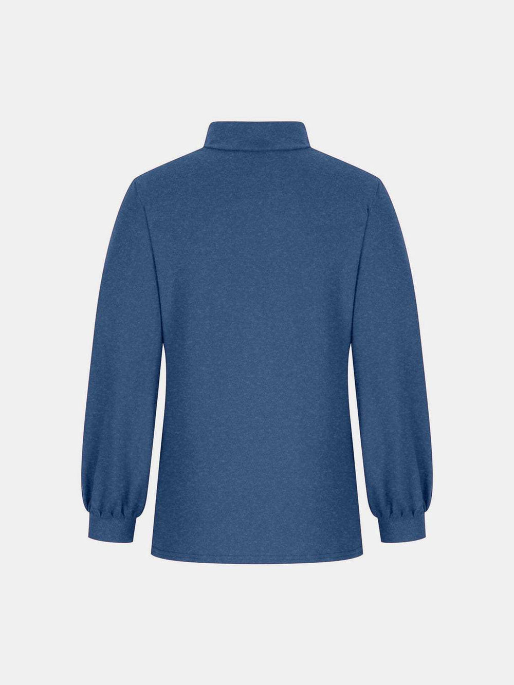 Full Size Mock Neck Long Sleeve T-Shirt - Trendsi - Flyclothing LLC