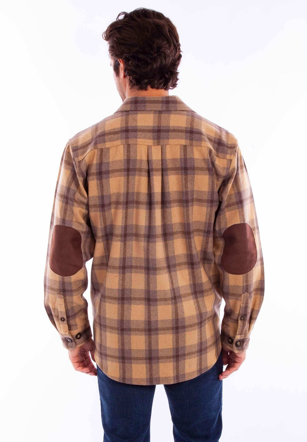 Scully Leather Tan Heavy Weight Wool Blend Flannel - Scully Leather - Flyclothing LLC