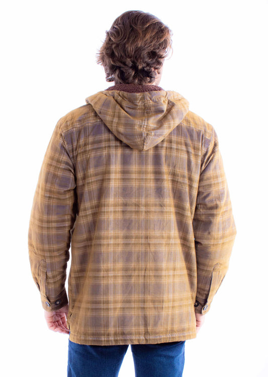 Scully Leather Farthest Point Sherpa Lined Corduroy Hoodie - Scully Leather