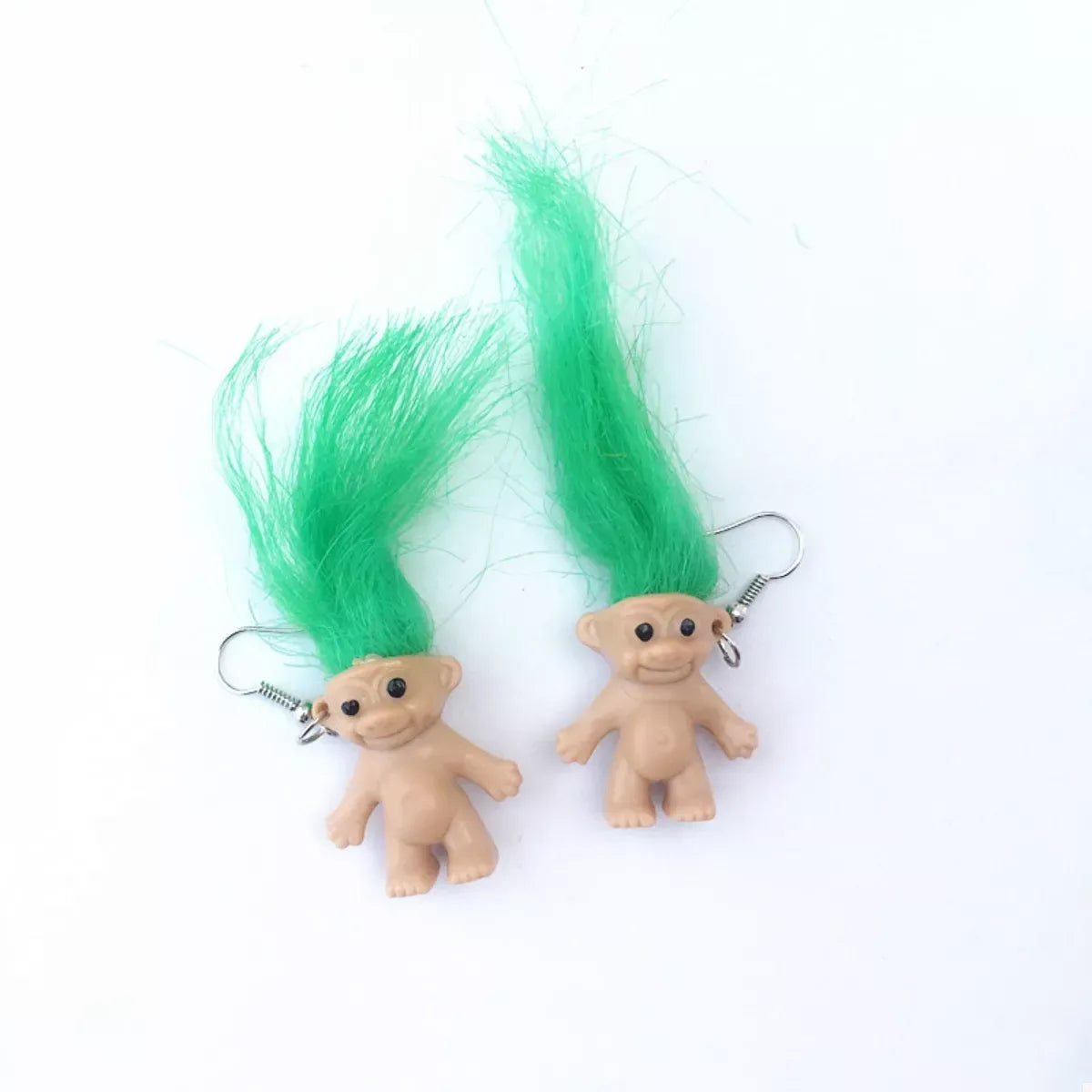 Whimsical Troll Doll Dangle Earrings - Trendsi - Flyclothing LLC