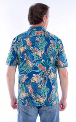 Scully Leather Farthest Point S/S Cocktails & Skulls Shirt - Scully Leather