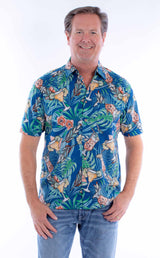 Scully Leather Farthest Point S/S Cocktails & Skulls Shirt - Scully Leather - Flyclothing LLC