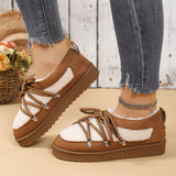 Lace-Up Ankle Boots - Trendsi - Flyclothing LLC