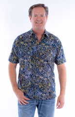Scully Leather Farthest Point S/S Batik Shirt - Scully Leather