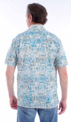 Scully Leather Farthest Point S/S Batik Shirt - Scully Leather
