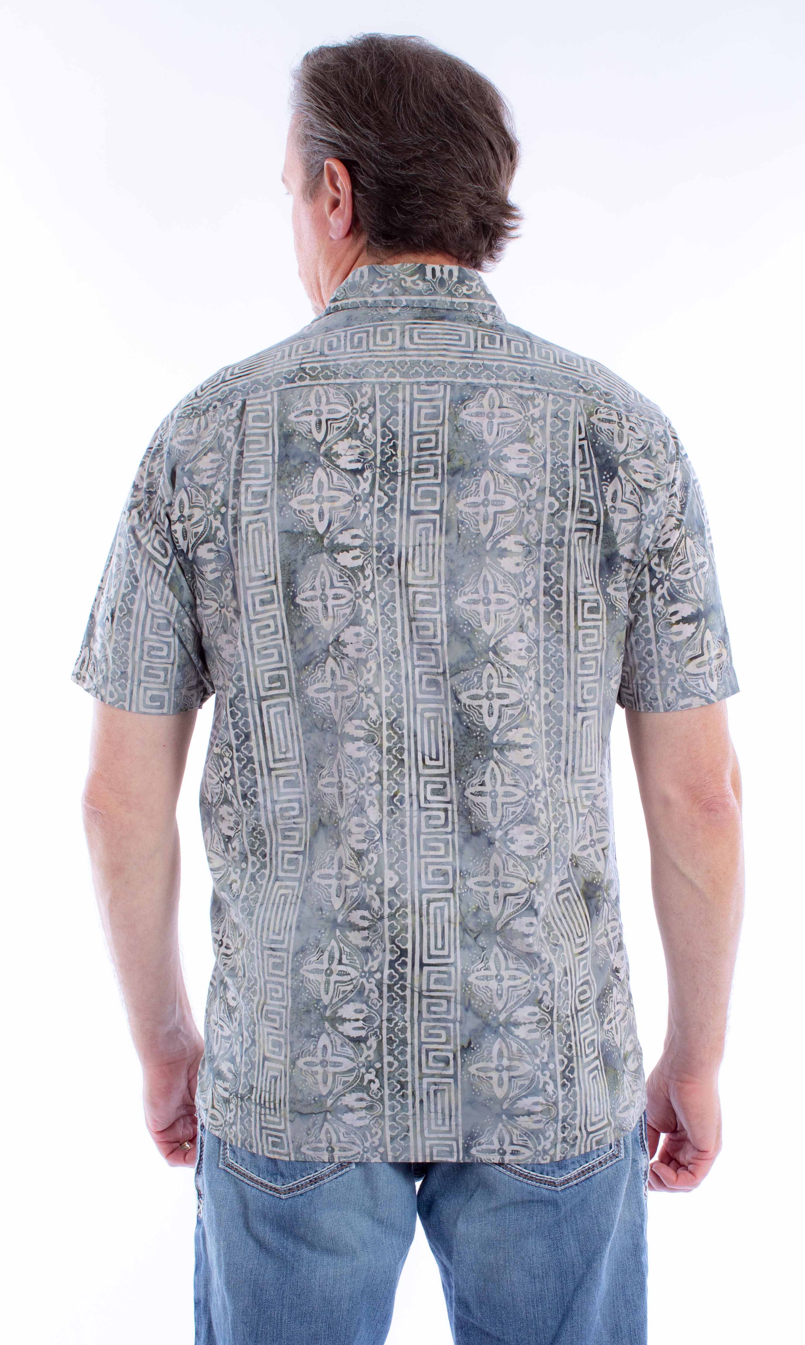 Scully Leather Farthest Point S/S Batik Shirt - Scully Leather
