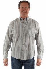 Scully Leather Farthest Point Long Sleeve Seersucker Shirt - Scully Leather - Flyclothing LLC