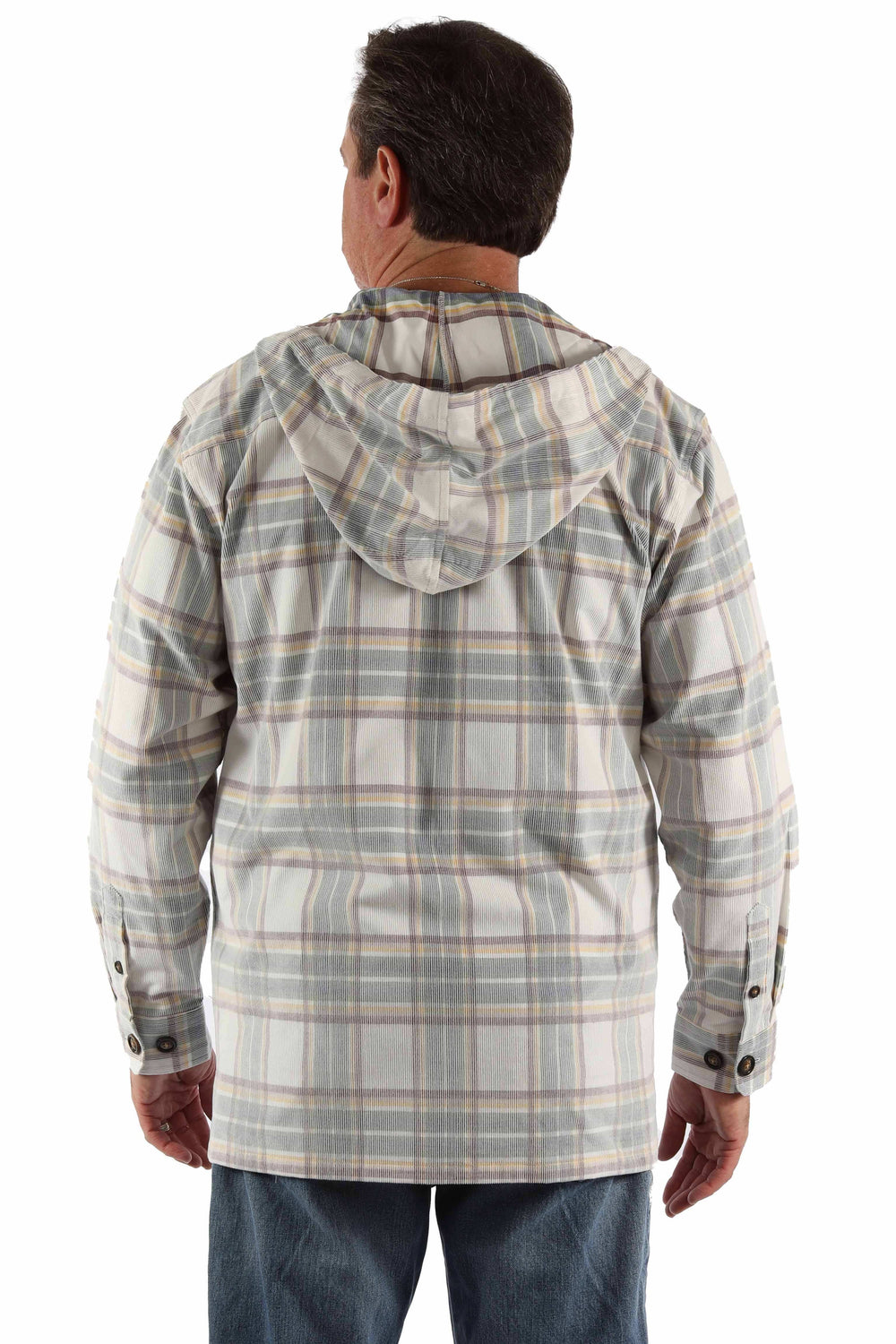 farthest point multi 100% cotton unlined corduroy hoodie - Scully Leather - Flyclothing LLC