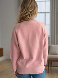 Turtleneck Raglan Sleeve Sweater - Trendsi - Flyclothing LLC