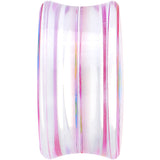 26mm Acrylic Pink Multicolored Flower Power Saddle Plug