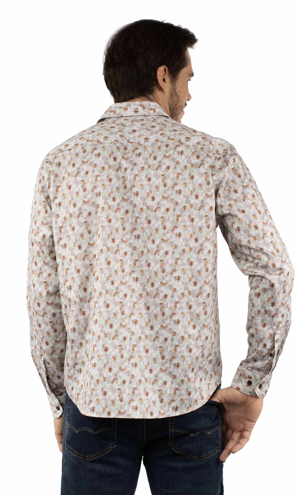 farthest point shell 100% cotton men's long sleeve shirt - Scully Leather - Flyclothing LLC