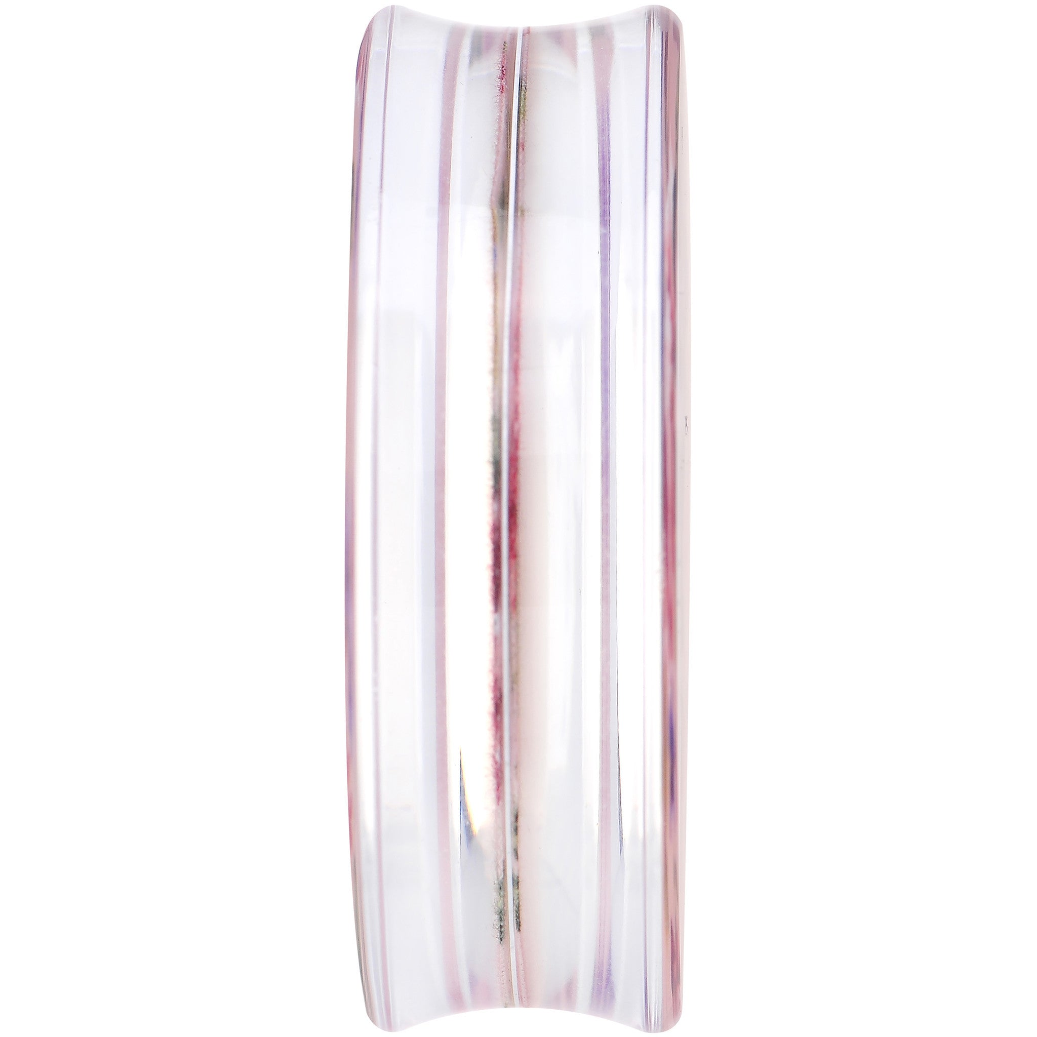 46mm Acrylic Pink Grandma's Wallpaper Flowered Saddle Plug