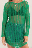 HYFVE Crochet Long Sleeve Cover Up - Trendsi - Flyclothing LLC