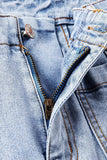 Raw Hem Straight Jeans with Pockets - Trendsi - Flyclothing LLC