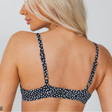 The Salt & Pepper | Polka Dot Boob Hammock™ Triangle Bralette - Shinesty - Flyclothing LLC