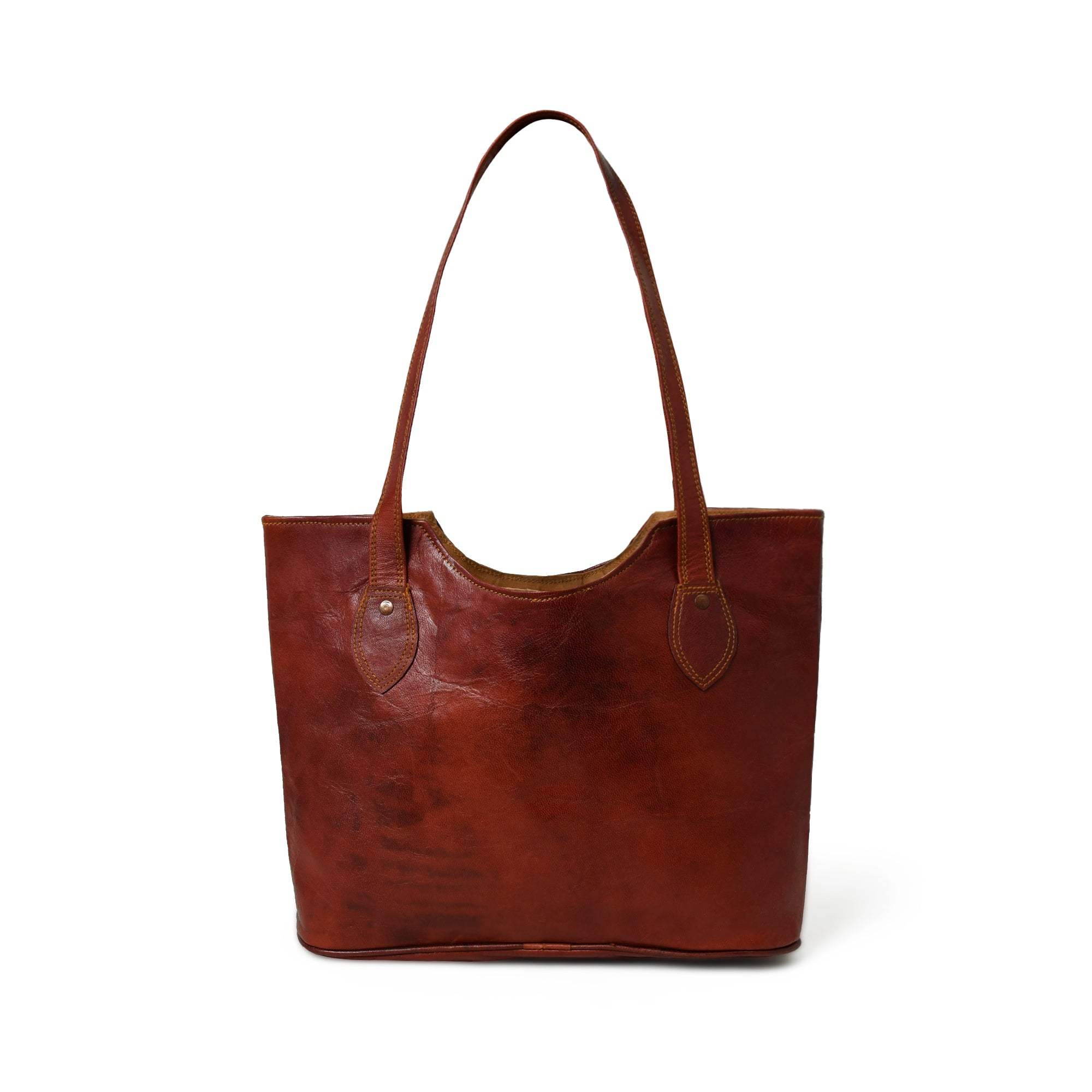 Timeless Elegance Tote - Classy Leather Bags - Flyclothing LLC