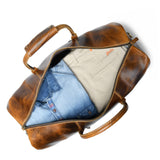 The Buffalo Traveller- Caramel - Classy Leather Bags - Flyclothing LLC