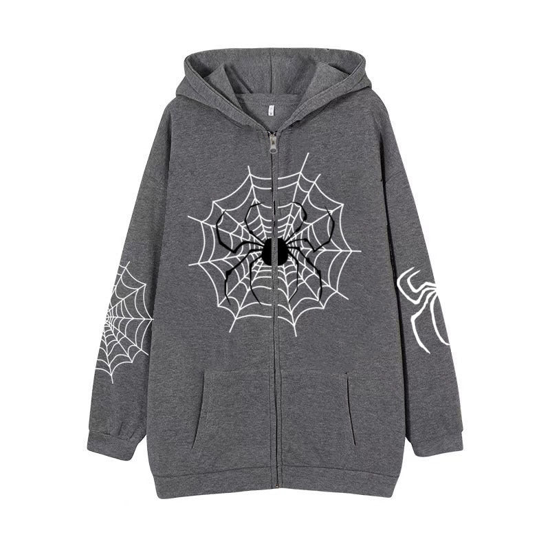 Spider Zipper Sweater Halloween Decoration - My Store - Flyclothing LLC