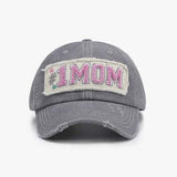 Letter Adjustable Cotton Baseball Cap - Trendsi - Flyclothing LLC