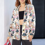 Baha Ranch Danilo Painted Cowgirl Collage Western Blazer