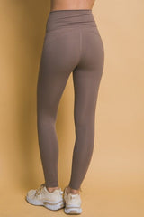 Love Tree High Waist Leggings with Side Pockets - Trendsi