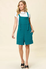 Double Take Full Size Texture Square Neck Romper - Trendsi - Flyclothing LLC