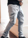 Men's Plus Size Slim Fit Pants - Trendsi - Flyclothing LLC