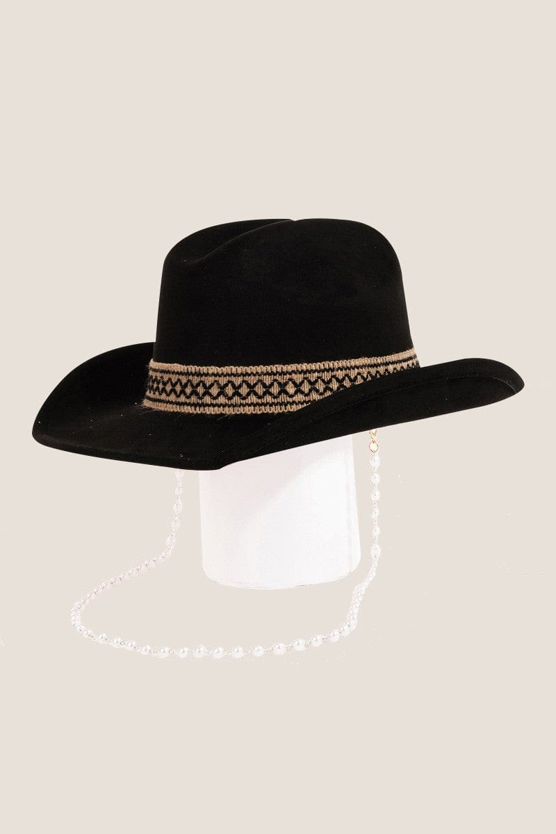Fame Ornate Band Cowboy Hat - Trendsi