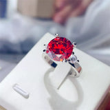 5 Carat Moissanite 925 Sterling Silver Ring - Trendsi - Flyclothing LLC