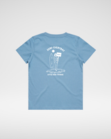 SURFS UP GIRL TEE - CLOUD BLUE