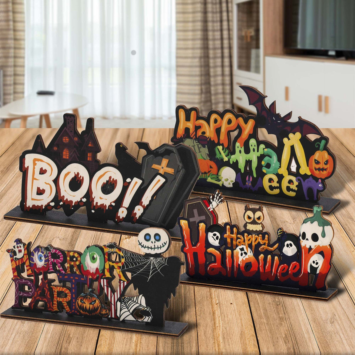 Halloween Wooden Decoration Decorations Festival - My Store - Flyclothing LLC