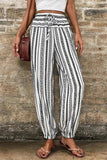 Printed Elastic Waist Pants - Trendsi - Flyclothing LLC