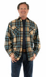 Farthest Point 70% wool 30% rayon Tan Heavy weight wool blend flannel