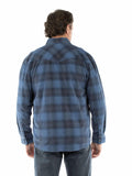 Farthest Point 100% cotton Blue Western corduroy shirt - Scully Leather