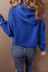 Drawstring Long Sleeve Hoodie - Trendsi - Flyclothing LLC