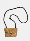 Himawari Solid Color Envelope Shape Crossbody Bag with Removable Strap - Trendsi - Flyclothing LLC