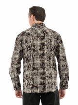 Farthest Point 100% cotton Olive Snow washed western shirt - Scully Leather - Flyclothing LLC