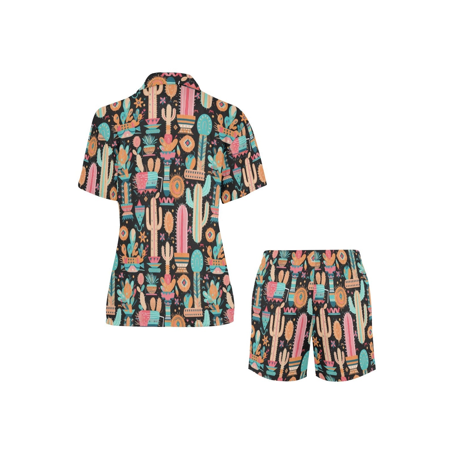 Baha Ranch Cactus Obsessed Women's Western Pajama Set