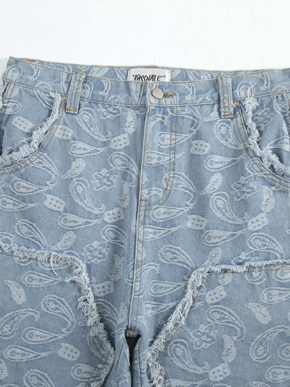 Men's Contrast Washed Bootcut Jeans - Trendsi - Flyclothing LLC